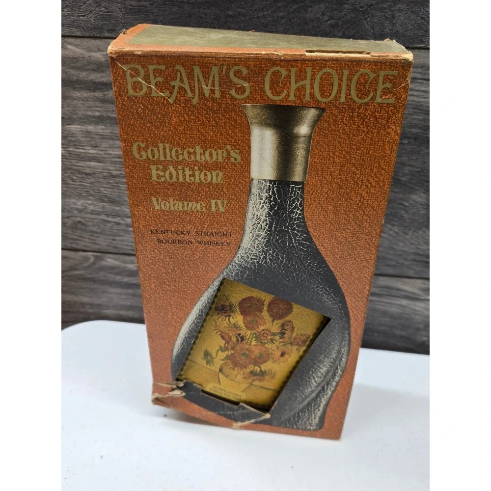 Vintage Beams‎ Choice Modern Masters Sunflowers Vincent Van Gogh Decanter Vol IV